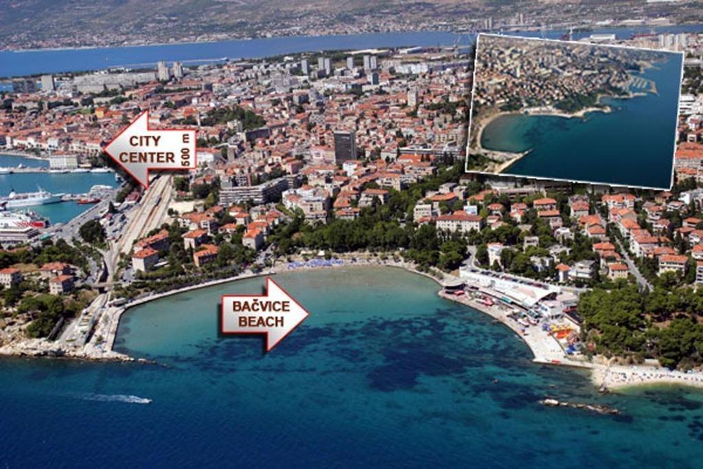 Ferienwohnung Apartman Bacvice Split Exterior foto